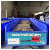 Bin With Assorted Hardware Items. See Photo. Pleas