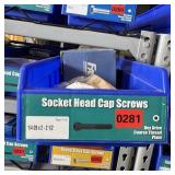 Bin With Assorted Hardware Items. See Photo. Pleas