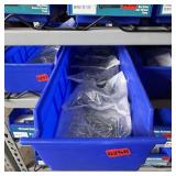 Bin With Assorted Hardware Items. See Photo. Pleas