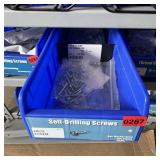 Bin With Assorted Hardware Items. See Photo. Pleas