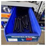 Bin With Assorted Hardware Items. See Photo. Pleas