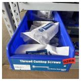 Bin With Assorted Hardware Items. See Photo. Pleas