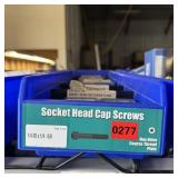 Bin With Assorted Hardware Items. See Photo. Pleas