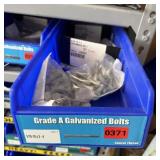 Bin With Assorted Hardware Items. See Photo. Pleas