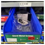 Bin With Assorted Hardware Items. See Photo. Pleas