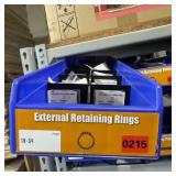 Bin With Assorted Hardware Items. See Photo. Pleas