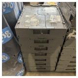 7 Qty - Heavy Duty Foldable Stackable Storage Crat