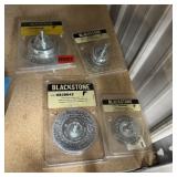 4 Qty ï¿½ Blackstone Wire Wheel Brushes, Various Siz
