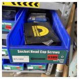 Bin With Assorted Hardware Items. See Photo. Pleas