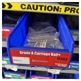 Bin With Assorted Hardware Items. See Photo. Pleas