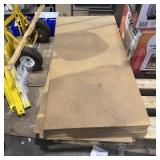 Qty 6 - 24"x48"x1/2" Chipboard For Shelving