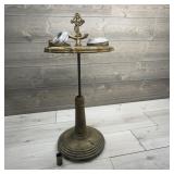 Brass-Plated Ashtray Stand.
