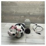 Ceramic Cow Cookie Jar & Handmade Ceramic Bowl ï¿½ C