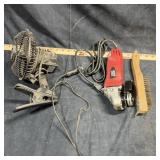 Shop Fan & Angle Grinder