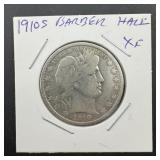 1910-s Barber Silver Half Dollar ï¿½ Xf