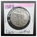 1928-s Walking Liberty Silver Half Dollar ï¿½ 90% Si