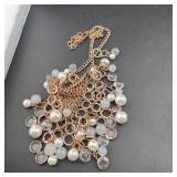 Graziano Vintage Bib Necklace - As shown.