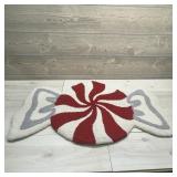 Hand-Hooked Accent Rug - 22 x 38 inches. Hand-hook