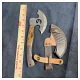 New LMK handmade Damascus steel hatchet/tomahawk w