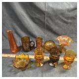 Carnival Glass Assortment (Marigold)