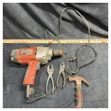 Tool Shop 1/2" Electric Drill + Hand Tools