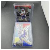 (2) Jordan Addison Rookie Die-cut Football Cards.