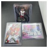 (3) Jayden Daniels Rookie Football Cards.