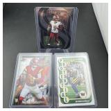 (3) Jayden Daniels Rookie Football Cards.