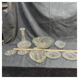 Cut & Pressed Glass Assortment