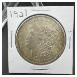 1921 Morgan Silver Dollar (mintage 44,690,000)