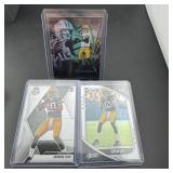 (3) Jordan Love Rookie Football Cards.
