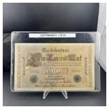 1910 Germany 1000 Reichsbanknote