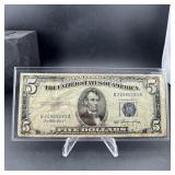 1953 $5 Silver Certificate Blue Seal Note ï¿½ United
