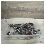 Assorted Sockets & Tire Iron Lot ï¿½ Large assortmen