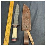 New LMK handmade Damascus steel Bowie knife with 7