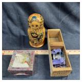 Nesting Doll, Toy Trucks & Small Collectibles