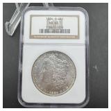 1884-o Ngc Ms63 Morgan Silver Dollar ï¿½ Old Ngc Hol