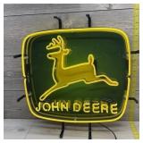 John Deere Real Glass Neon Sign ï¿½ 20 X 20 ï¿½ Tested