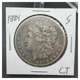 1884-s Morgan Silver Dollar