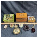 Vintage Tins, Cigar Box & Trinket Boxes