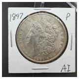 1897 Morgan Silver Dollar