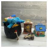 Vintage Collectible Toys and Spode England Christm