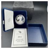 2012-w Proof American Silver Eagle (mintage 877,73