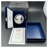2010-w Proof American Silver Eagle (mintage 849,86