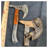 New LMK handmade Damascus steel tomahawk with appr