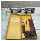 Pair of Vintage Ice Skates and Nicolas Nasal Sipho