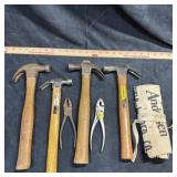 Mixed Claw Hammers & Pliers Group