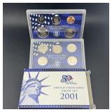 2001 United States Mint Proof Set; Original Govern