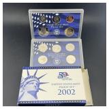 2002 United States Mint Proof Set; Original Govern