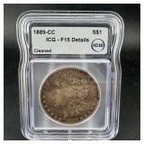 Rare 1889-cc Morgan Silver Dollar ï¿½ Carson City Mi